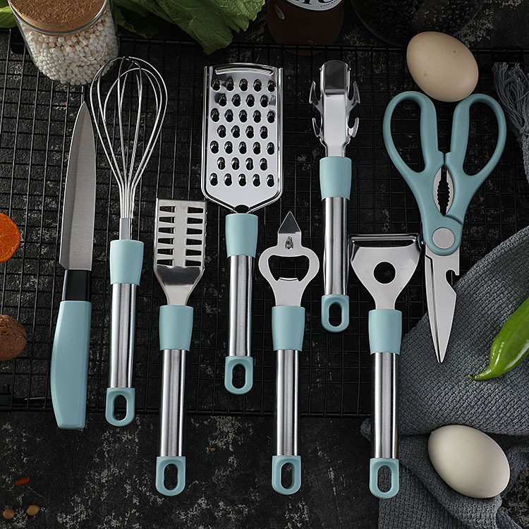 hot selling kitchen accessories stainless steel kitchen supplies vegetable tools gadgets set