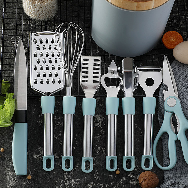 hot selling kitchen accessories stainless steel kitchen supplies vegetable tools gadgets set