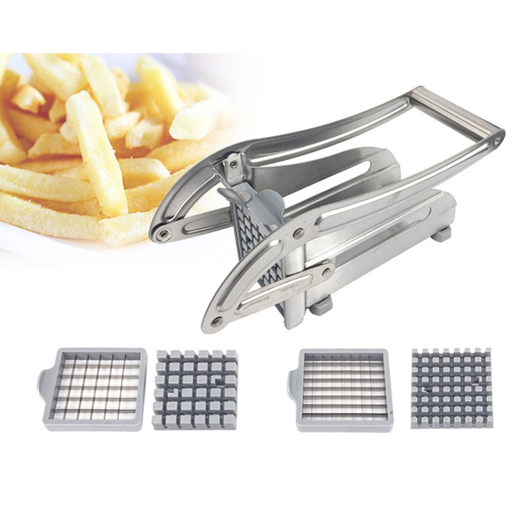 Manual french fry cutter vegetable slicer for potato carrot cucumber potato chipper stainless steel potato chipper