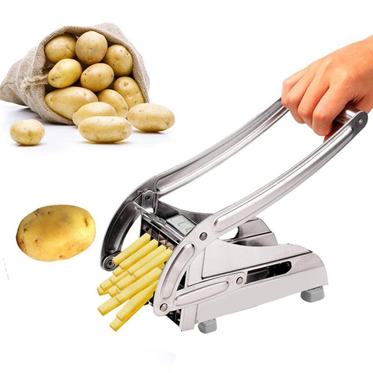 Manual french fry cutter vegetable slicer for potato carrot cucumber potato chipper stainless steel potato chipper