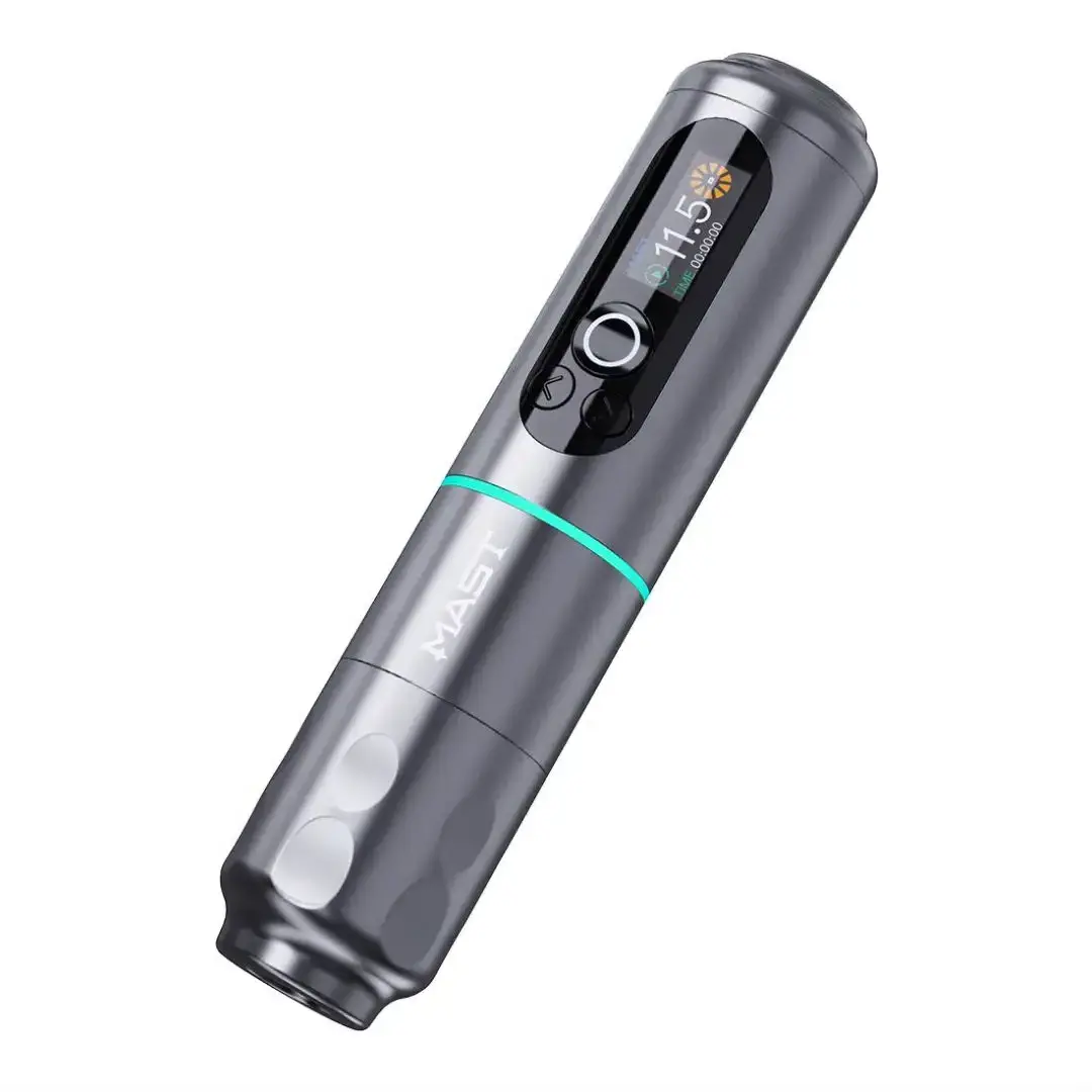 Mast New Wireless Tattoo Pen Machine 2000mAh Lithium Battery with Smart Screen LED Display.