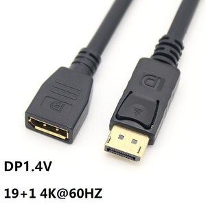 DisplayPort cable Display Male Port to Female Gold-Plated Cord 1.4V 4K@60HZ