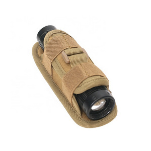 High Quality Tactical Flashlight Carrier 360 Degree Rotate Clip Holder Duty Belt Flashlight Holster