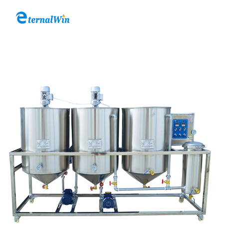 refined machinery of corn oil/crude oil palm oil refining machine