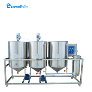 refined machinery of corn oil/crude oil palm oil refining machine