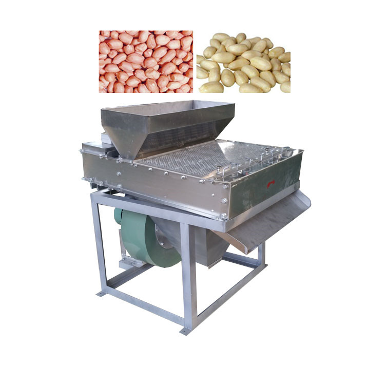 200KG/h capacity dry roasted peanut red skin peeling machine/peanut peeler removing /dry way groundnut peeler machine