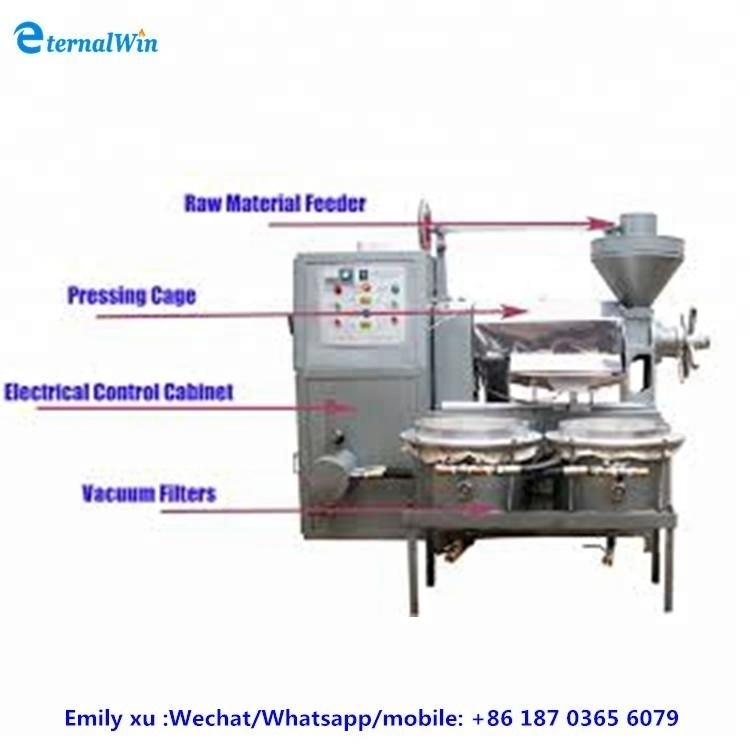 Cooking Oil Press/Refinery/Extraction Machine for Make Coconut/Palm/Soybean/Rice Bran/Peanut/Sunflower/Sesame/Olive