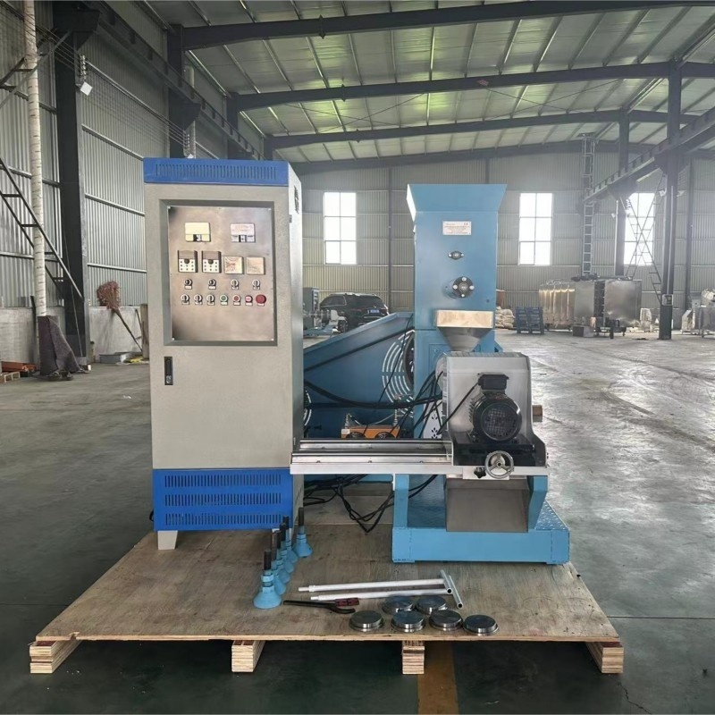 100kg -200kg/h Floating Fish Feed mill extruder machine special for dog food cat food fish food making with good service