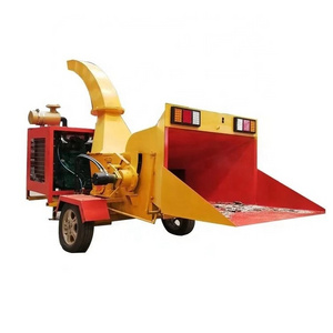 Factory price wood sawdust crusher diesel removable tree log crusher shredder machine for sale