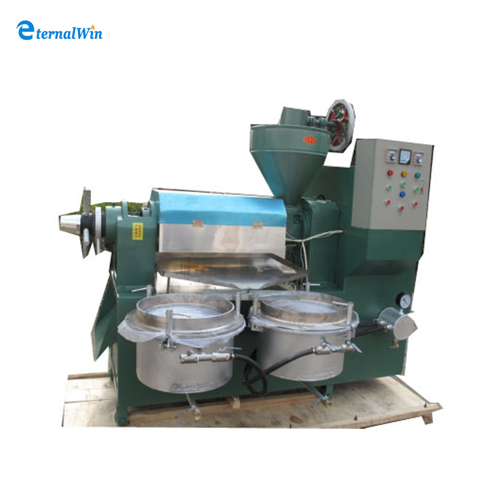 High quality Screw type peanut groundnut sunflower seed black seed coconut soybean mustard oil press/extracting/making machine