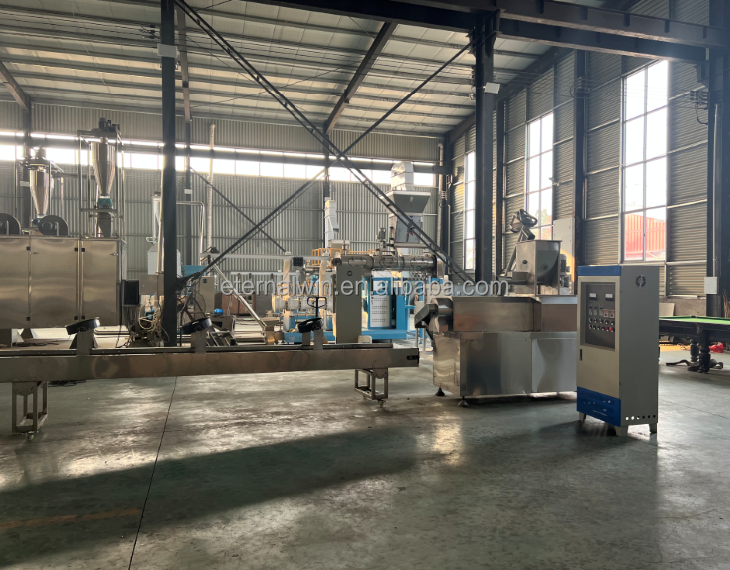 Automatic Puffed corn rice Snacks food puffing extruder production line corn flakes making machines