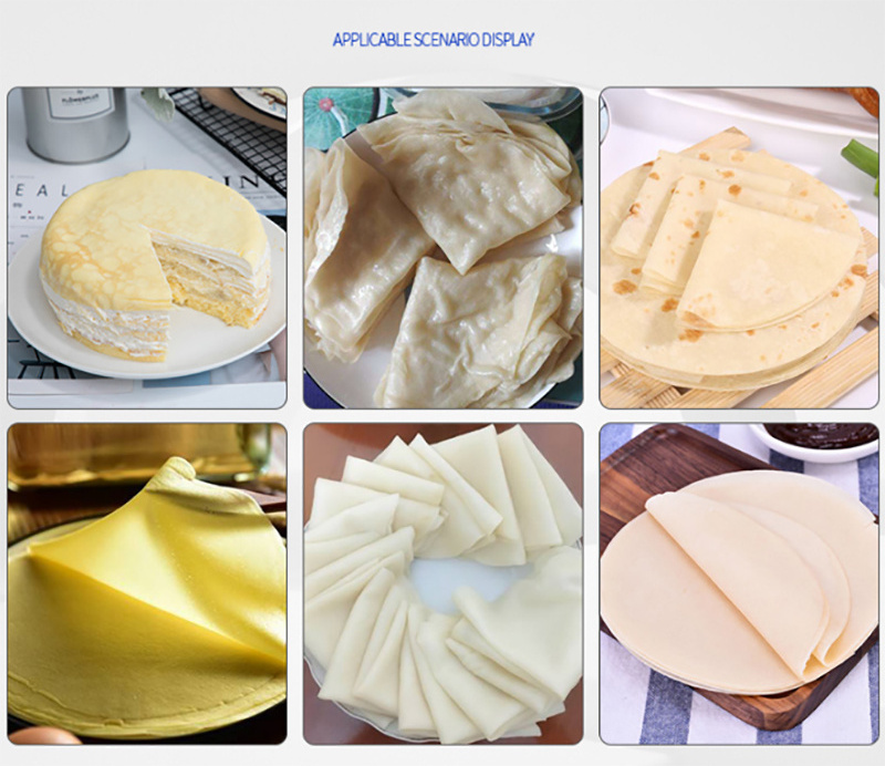 Automatic Pancake Thousand Layer Cake Machine Electric Crepe Maker Machine Puff Pastry Machine