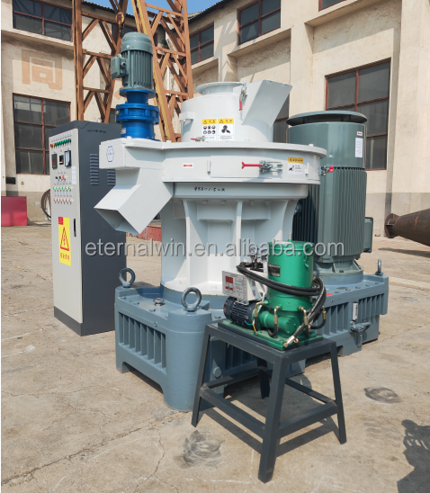 High capacity ring die vertical biomass pellet mill wood pellet making machine