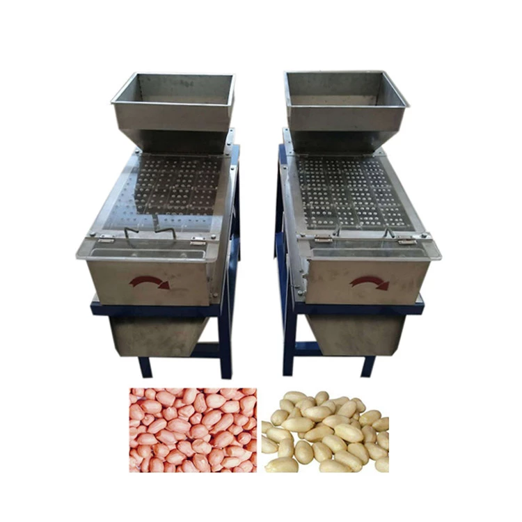 200KG/h capacity dry roasted peanut red skin peeling machine/peanut peeler removing /dry way groundnut peeler machine