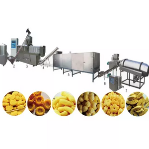 Fully automatic screw maize food extruder /corn flakes making machine /cornflakes processing line