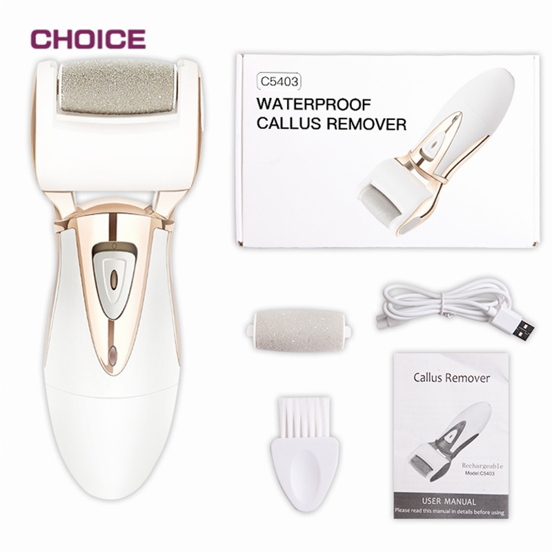 2023 Most Popular Waterproof Dead Skin Callus Remover Professional Electric Pedicure Machine Rechargeable Foot File