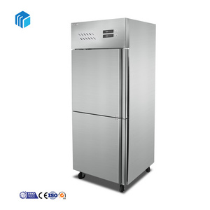 Commercial 2 Doors Upright Cooling Refrigerator 400L Vertical Cooler Refrigerator Fridge