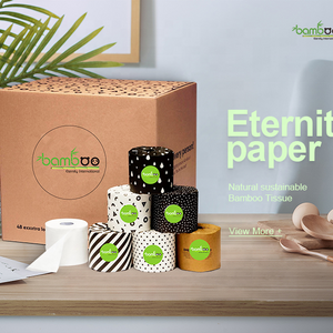 Soft Organic Eco Friendly Certified Oem Custom Cheap 4 3 2 Ply Bamboo Toilet Paper