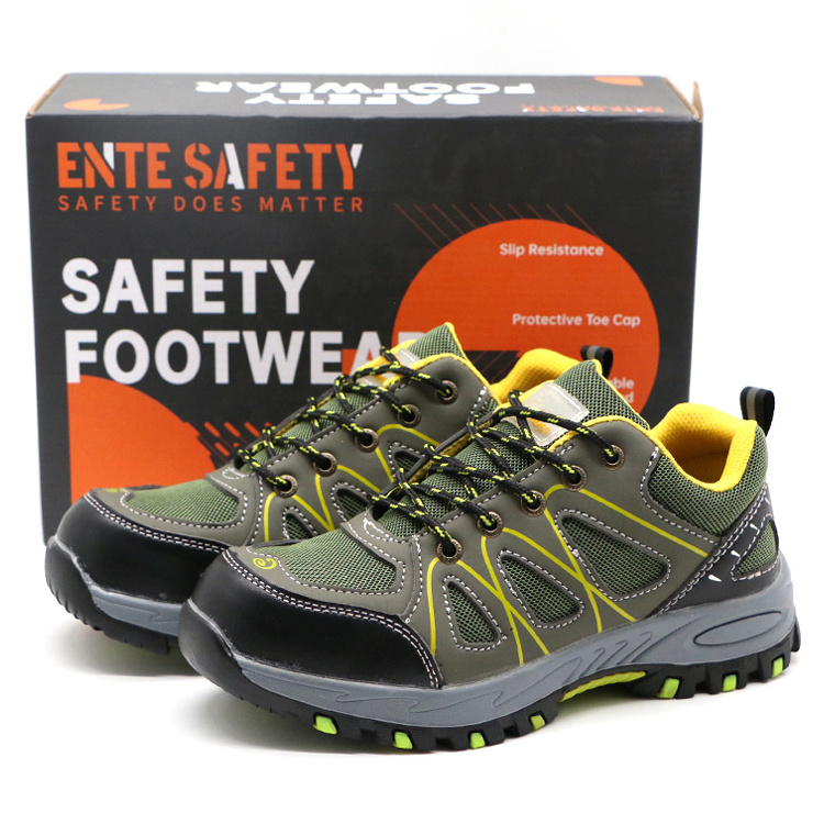 ENTE SAFETY Wholesale custom work woman shoe labor sneaker safety boots for men construction work safety shoes for men