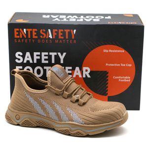 ENTE SAFETY Industrial Protective shoes Breathable Work Boot Casual Trainers Steel Toe Safety Shoes for Men /safety shoes