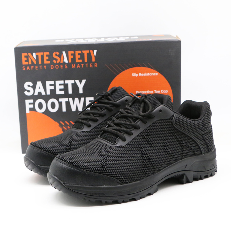 ENTE SAFETY Metal free puncture resistant composite toe kpu upper lightweight fashion safety shoes