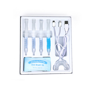 Professional Home Use Teeth Whitening Home Kit With Mini Smart Device Blue Led Light