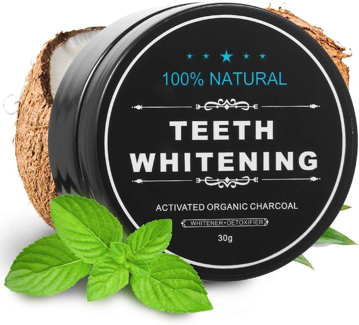 CuteSmile Food Grade Best and Organic Teeth Whitening Powder Activated Charcoal Powder