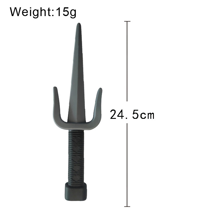 hot sale Samurai clothing accessories Cosplay Plastic  Katana Darts ninja trident Anime weapon toys set