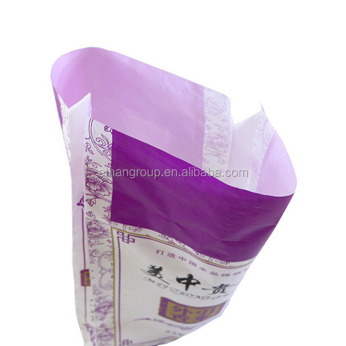 2024 design hot sale 50kg 25kg 5kg bopp laminated pp woven bags with liner package printing reusable pouch for rice bean bags