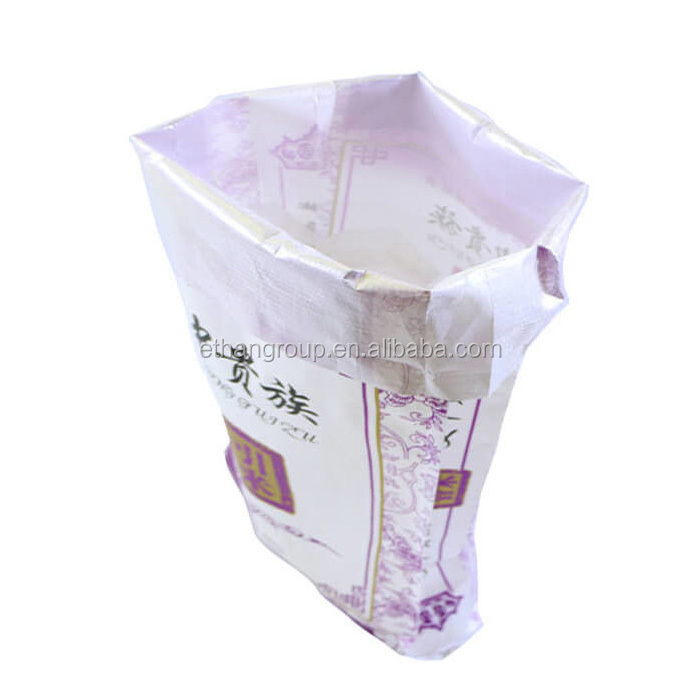 2024 design hot sale 50kg 25kg 5kg bopp laminated pp woven bags with liner package printing reusable pouch for rice bean bags