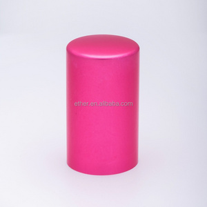 Aluminum Cylinder round 15mm bottle neck aluminum perfume bottle cap