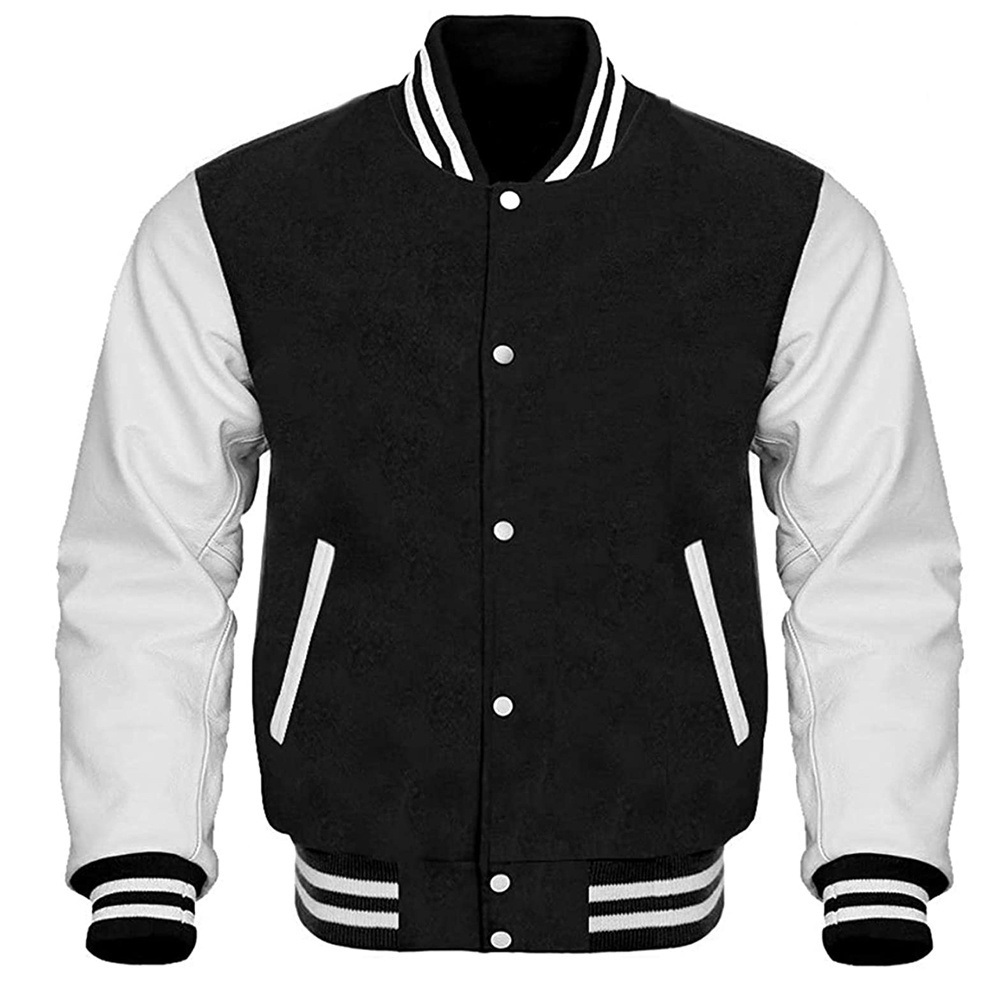 High Quality Letterman Varsity Jackets Wool Body Genuine Leather Sleeves Winter wear Smart and Stylish Men's Jacket