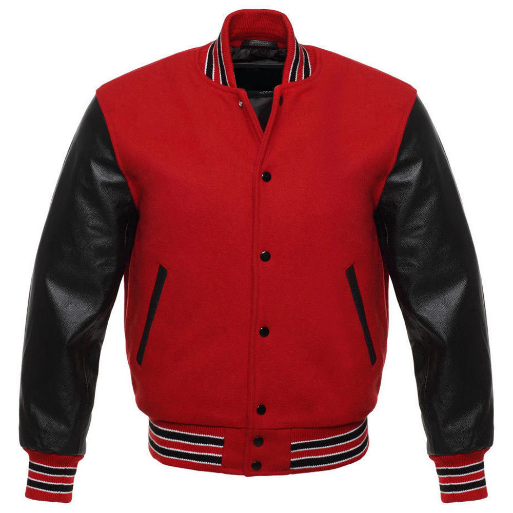 High Quality Letterman Varsity Jackets Wool Body Genuine Leather Sleeves Winter wear Smart and Stylish Men's Jacket