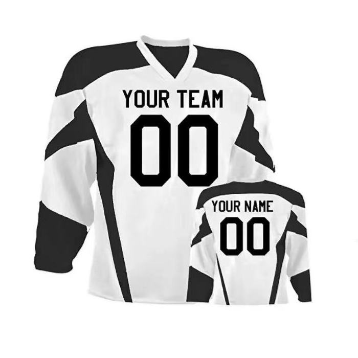 Cheap Ice Hockey Jersey 100%Polyester Reversible Custom Hockey Wear Sublimation Wholesale