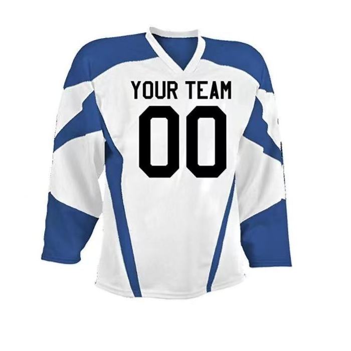 Cheap Ice Hockey Jersey 100%Polyester Reversible Custom Hockey Wear Sublimation Wholesale