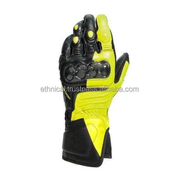 SULAITE Outdoor Leather Full Finger Bicycle Cycling Gloves Motorbike Motorcycle Gloves With Touchscreen