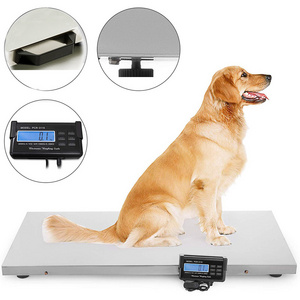 Portable Stainless Steel Platform Scale 300kg Veterinary Scale Digital Animal Pet Scale