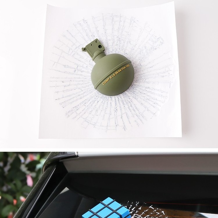 ETIE 3D PUBG car sticker bomb 3m air drop box stickers vinyl car window decal for car accessories decor