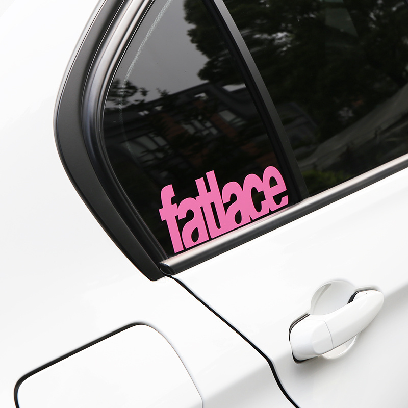 Factory cheap design Die Cut Stickers car Custom Out Door Long Durability vinyl letter decals with High quality automotive decor