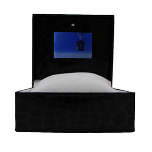 Video gift box  digital  business velvet  invitation card lcd screen gift box