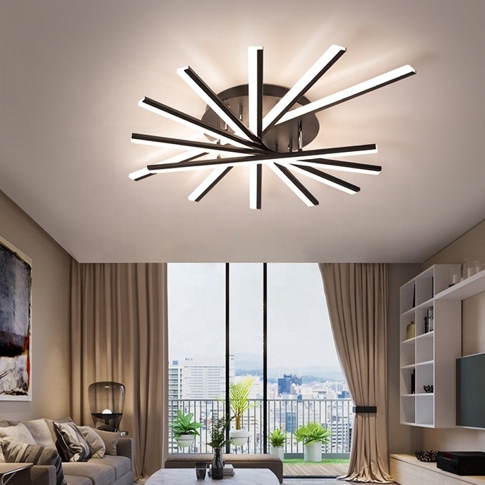 Good quality acrylic modern led ceiling lamp rotating ceiling lights for living room ceiling light fixtures ETL8910091