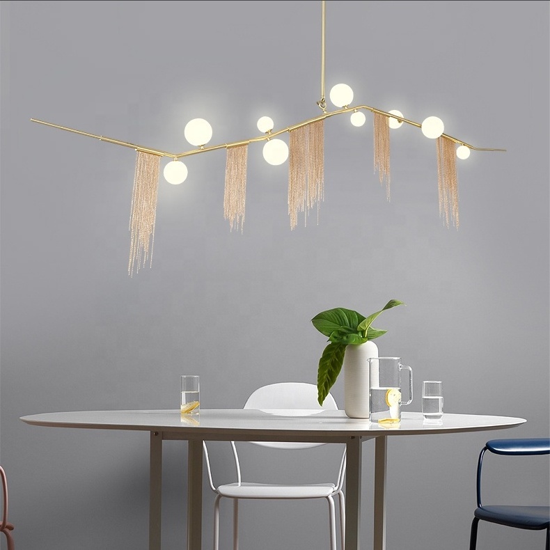 Home decoration modern design Chain Pendant Light Fixture Lustre Hanging Suspension light ETL89054