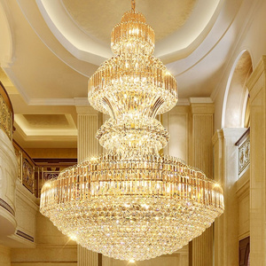 Extra Large Luxury Banquet Hall Chandeliers Pendant Lights Crystal Chandelier Lighting