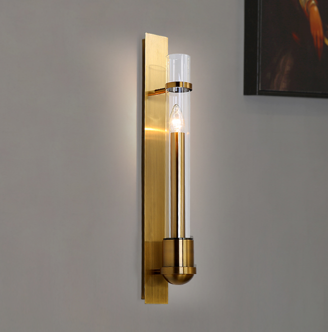 Modern Brass Wall Mounted Light Bedside Living Room LED Wall Lamp Sconce Wall Light For Home