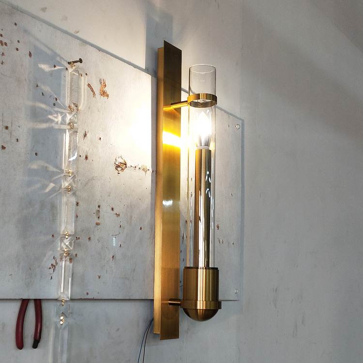 Modern Brass Wall Mounted Light Bedside Living Room LED Wall Lamp Sconce Wall Light For Home