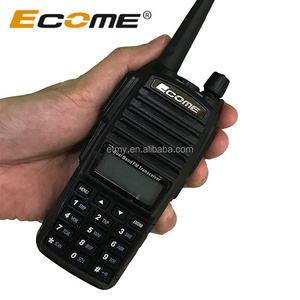 Ecome commercial portable woki toki hf etmy radio transceiver ET-UV200 dual band fm radio