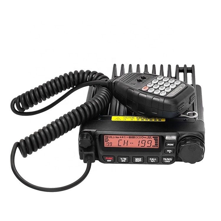 Ecome longe range walkie talkie cb ham base vhf uhf mobile radio with microphone MT-660