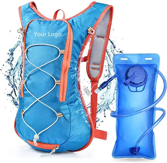 Wholesale Sport Women Men Riding Vest Unisex Folding Hiking Hydration Backpack Custom Logo Lightweight Hydration Backpack