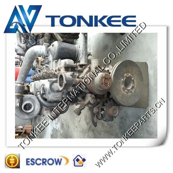 Construction Machinery Parts 6D16T Complete engine assy for Kobelco crane & Kato excavator