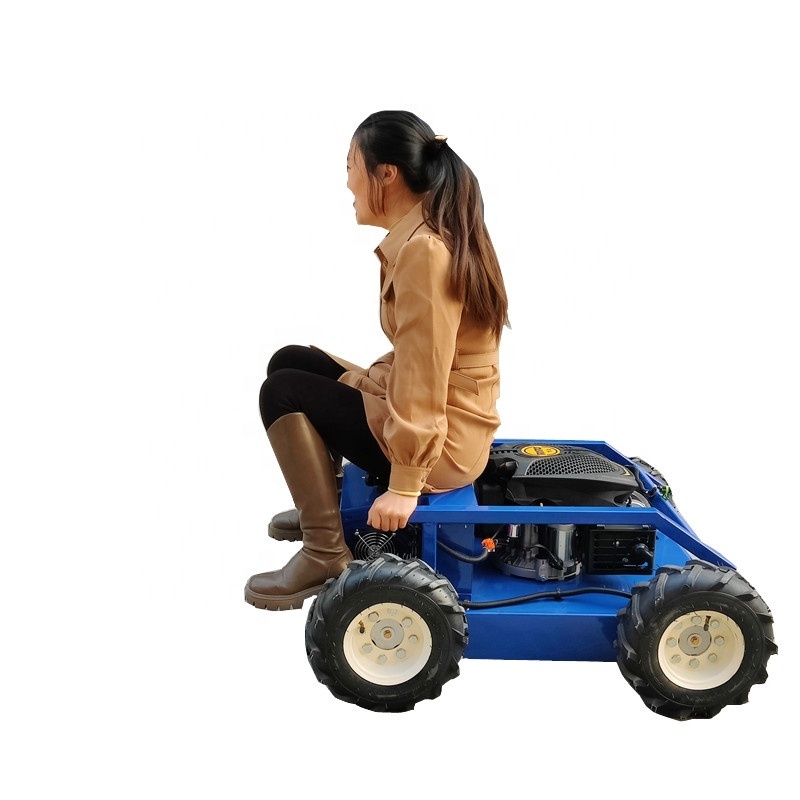 Four-wheel drive with Remote Control For Grass Cutting Advanced Technology Gasoline Powered Lawn Mower